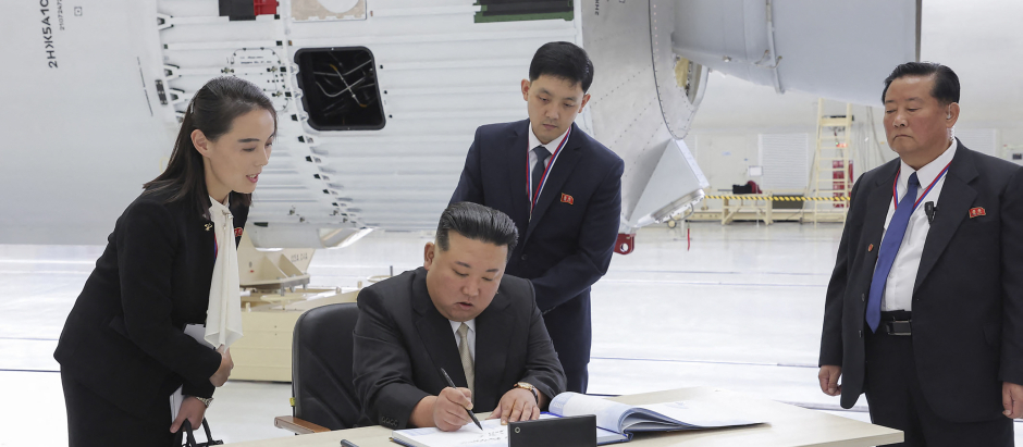 Kimg Jong-un, durante su visita a Rusia