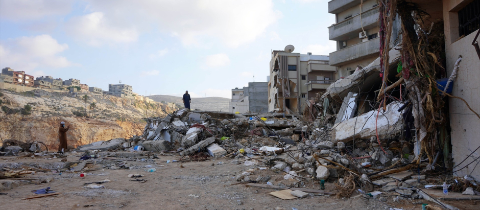 La ciudad de Derna ha sido la más afectada por la tormenta Daniel