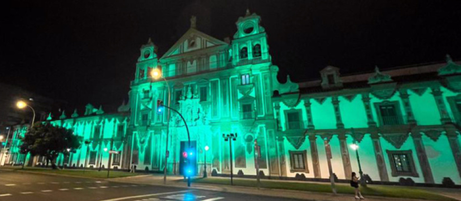 El Palacio de la Merced se ilumina para Conmemorar el Día Mundial del Farmacéutico