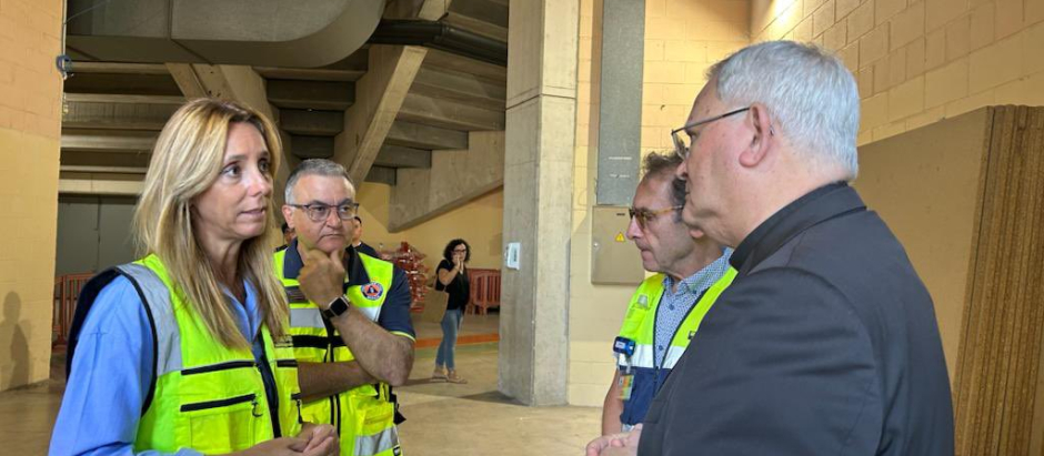 José Manuel Lorca Planes visita el Palacio de los Deportes de Murcia