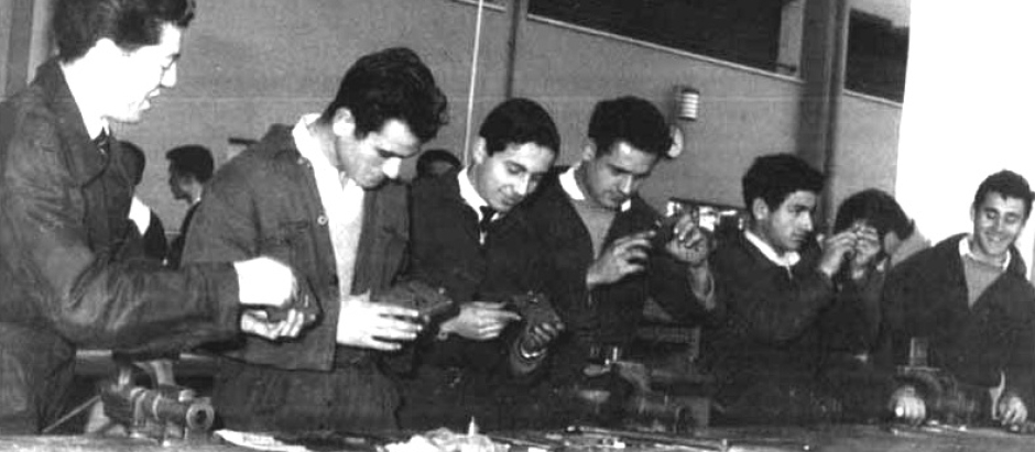 Alumnos del Colegio Gran Capitán de la Universidad Laboral (1959)