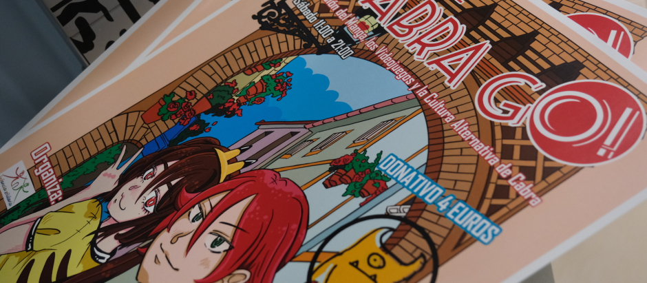 Cartel del V Salón del Manga ‘Cabra Go’