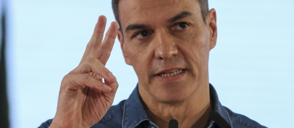 Pedro Sánchez, el sábado durante un acto del PSOE en Granada