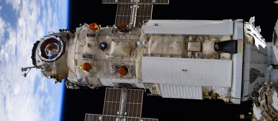 El módulo ruso Nauka de la Estación Espacial Internacional