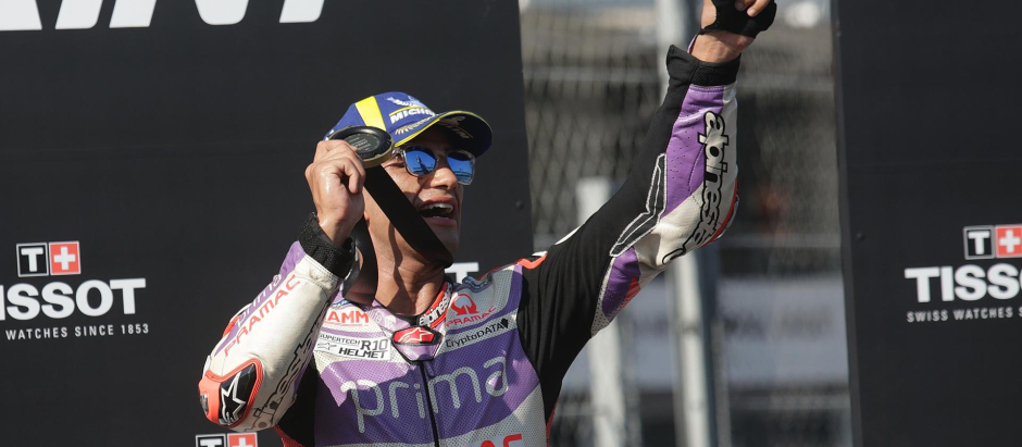 Jorge Martín ha conseguido la victoria en la carrera al sprint de Indonesia y es el nuevo líder del Mundial de MotoGP
