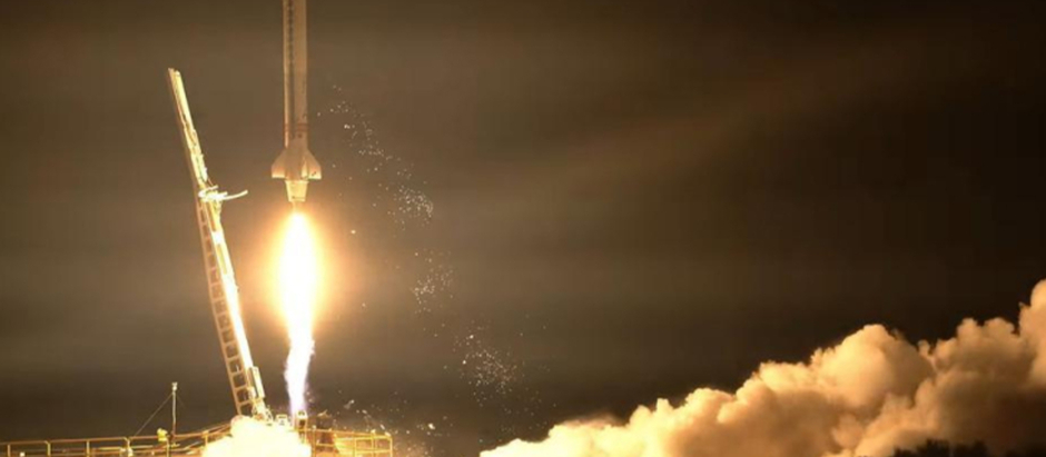 Momento del despegue del cohete Miura 1 el pasado 7 de octubre