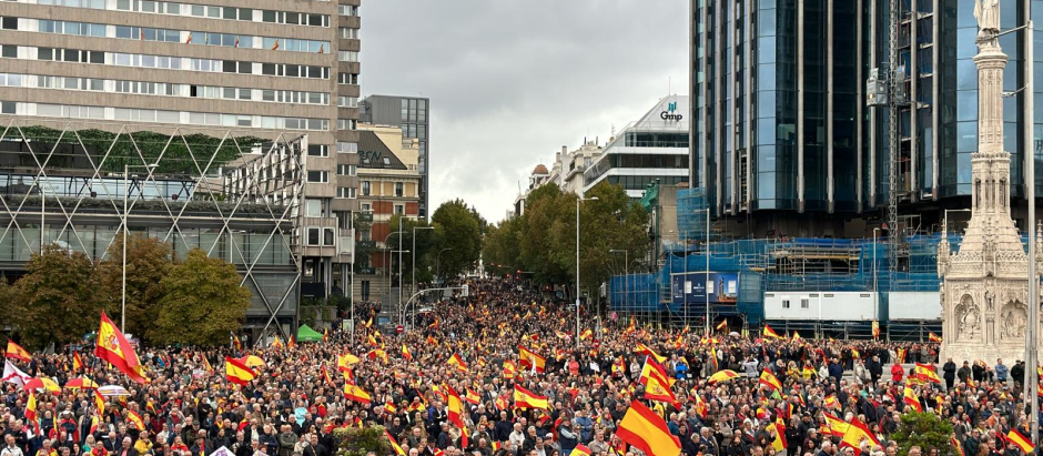 Manifestación en Colón desborda la plaza