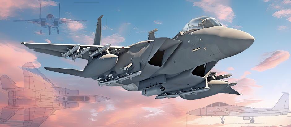 F15EX de la Fuerza Aérea de EE.UU. todo un arsenal volador