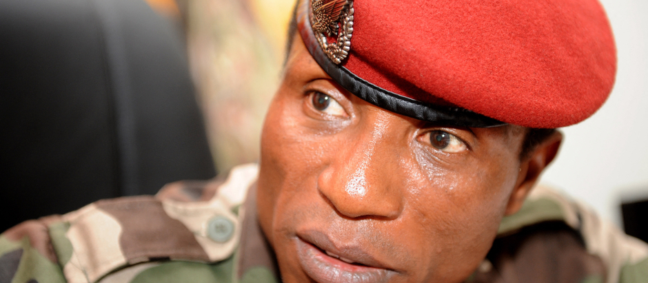 El jefe de la junta militar de Guinea, el Capitán Moussa Dadis Camara