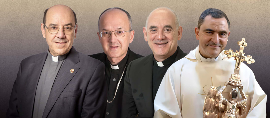 Los cuatro obispos recién nombrados por el Papa