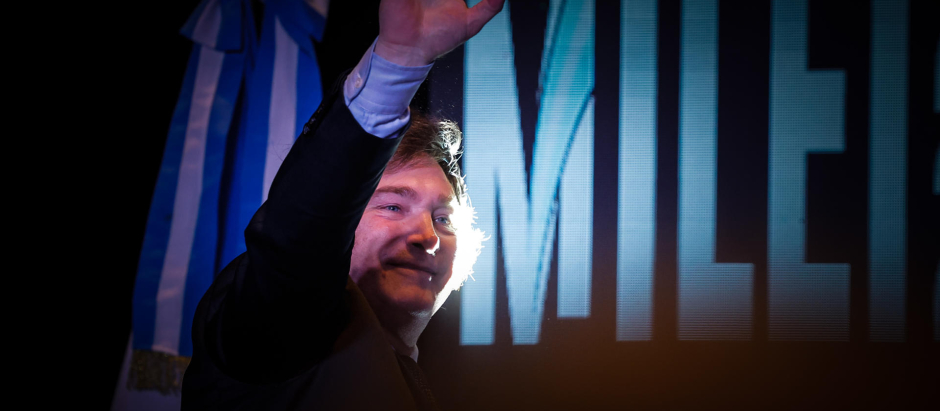 El presidente electo de Argentina, Javier Milei, en Buenos Aires