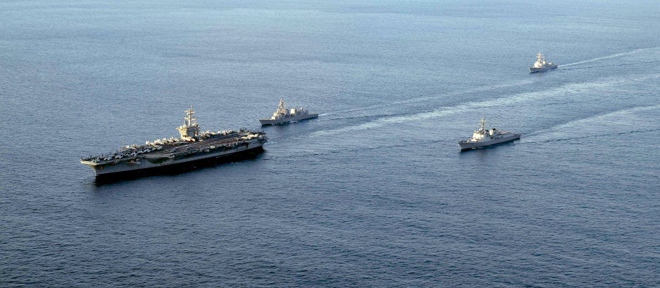 USS Carl Vinson Corea