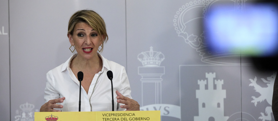 La vicepresidenta tercera del Gobierno y ministra de Trabajo y Economía Social, Yolanda Díaz