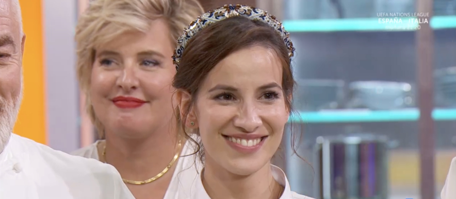 Laura sonríe tras su triunfo en las cocinas de 'MasterChef Celebrity'