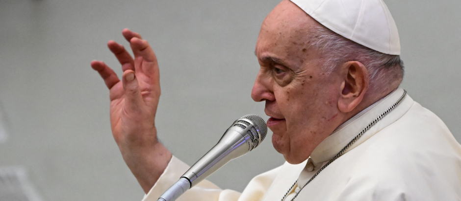 El Papa, durante la audiencia de este miércoles 29 de noviembre