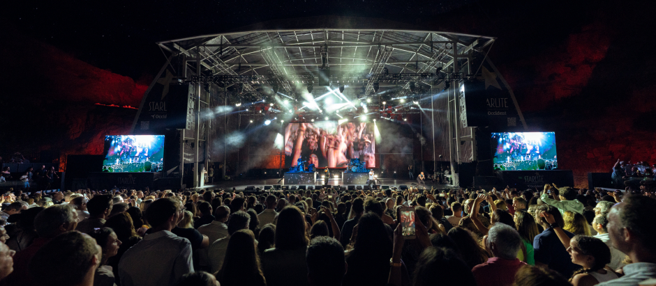 Black Eyed Peas : Will.i.am, Apl.de.Ap, Taboo y J. Rey Soul on concert during Starlite Festival in Marbella. 23 August 2023