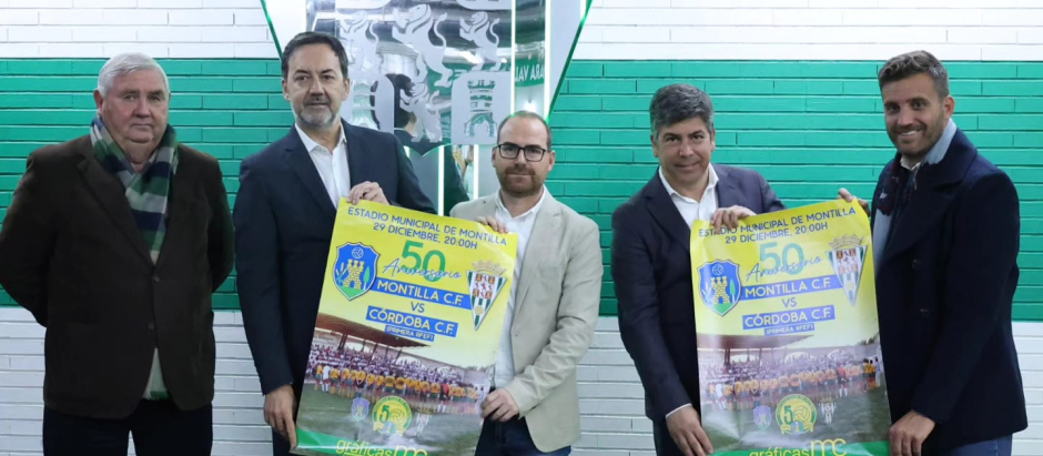 Presentación del partido amistoso entre el Córdoba CF y el Montilla CF