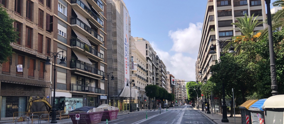Imagen de la calle Colón de Valencia