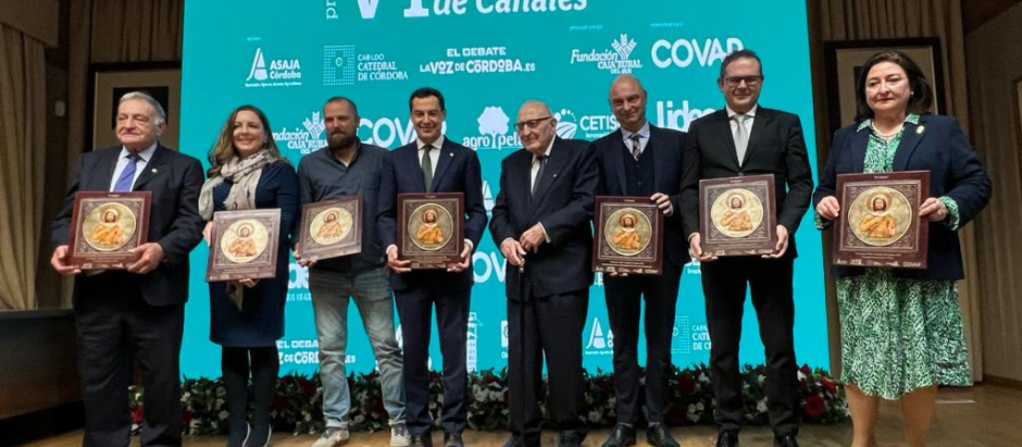 Galardonados con el premio Felipe González de Canales en su edición de 2023