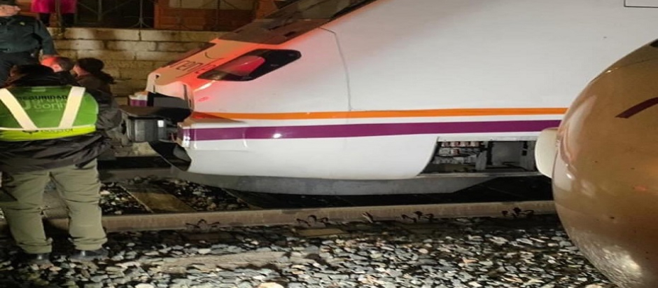 Operativos en el accidente de trenes de Álora