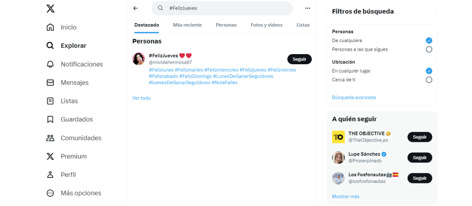 Twitter caído en España