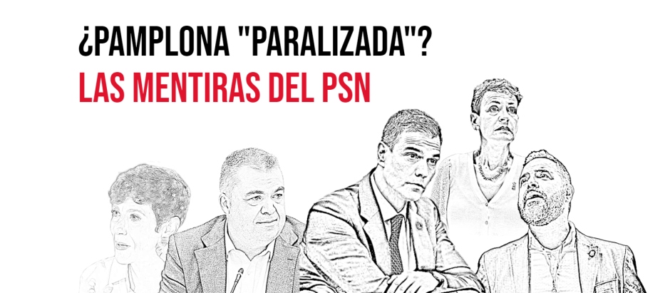 Imagen de la página web de UPN sobre la traición del PSOE a Navarra