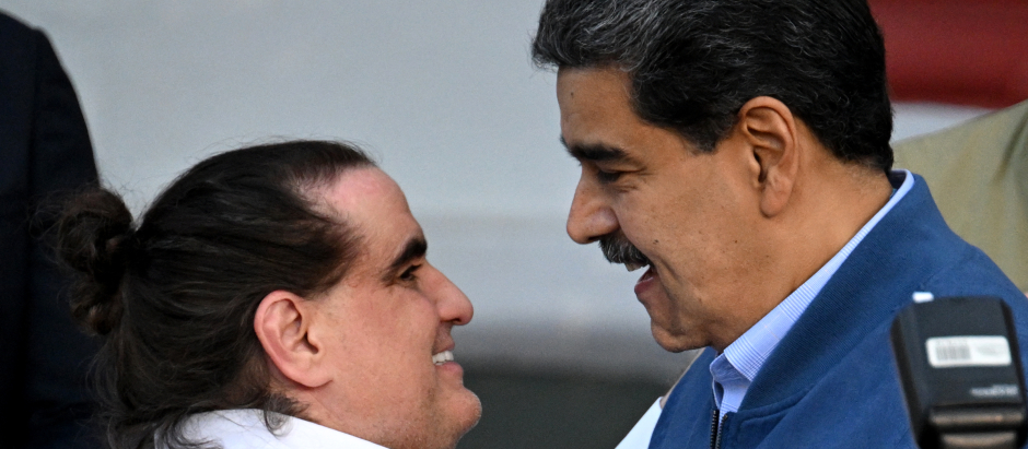 Nicolás Maduro y Alex Saab a su llegada a Venzuela