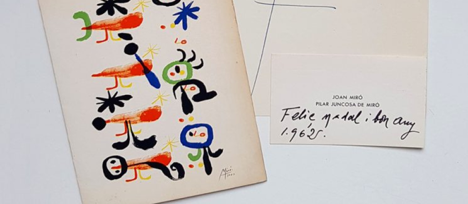 Postales de Navidad de Joan Miró