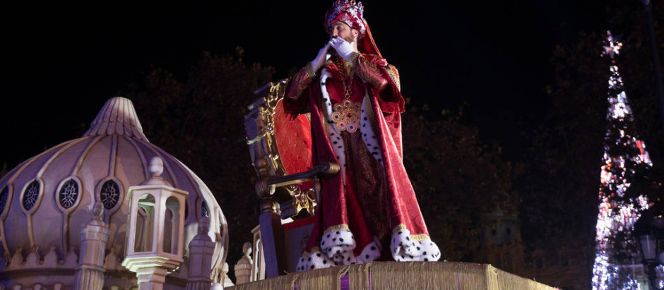 Imagen de la Cabalgata de Reyes de 2022 en Valencia