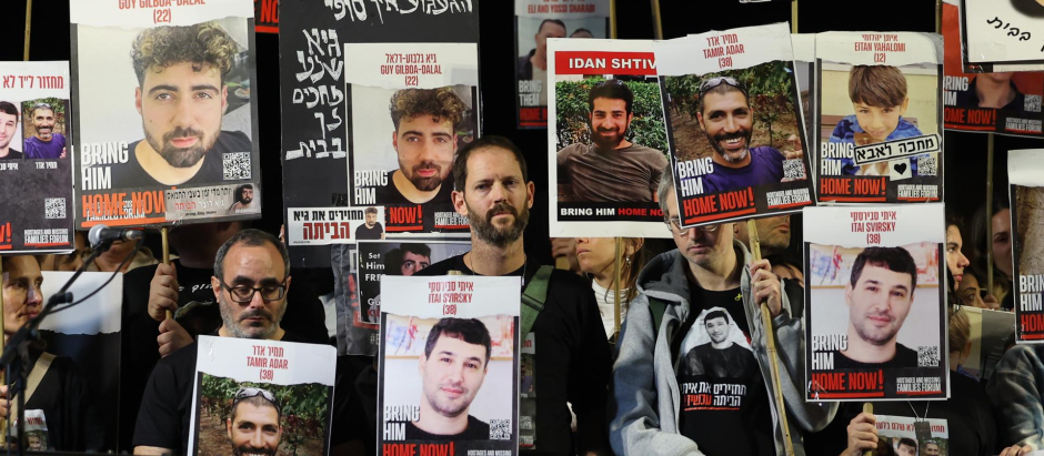 Protestas en Israel contra Hamás