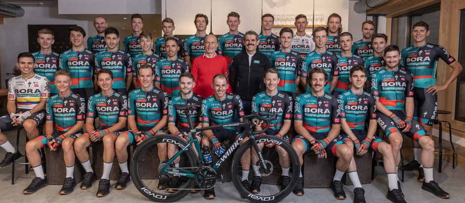El equipo de ciclismo BORA-HANSGROHE