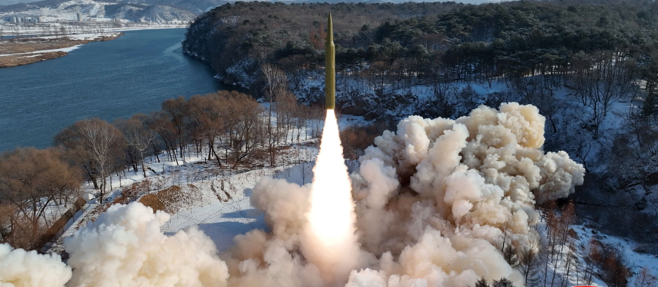 Lanzamiento de prueba de un misil hipersónico por parte de Corea del Norte