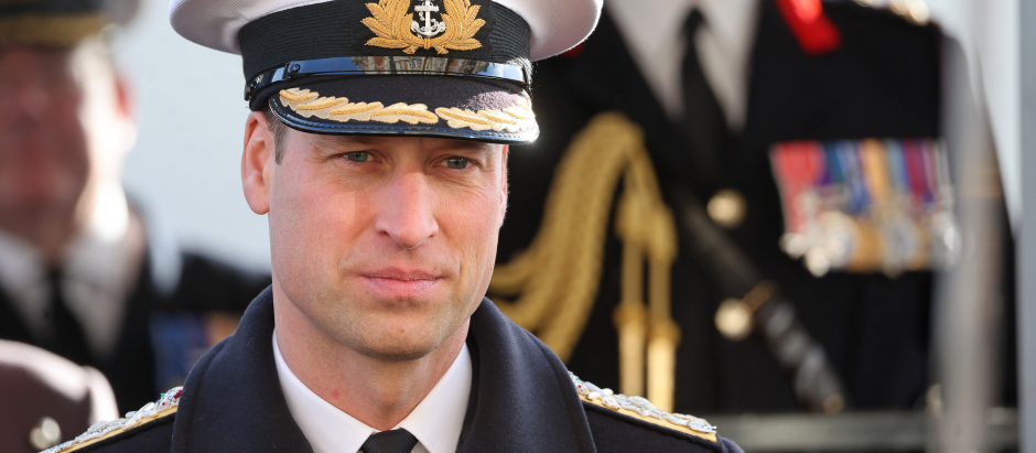 Prince William of Wales attends the Lord High Admiral's Divisions at the Britannia Royal Naval College, Dartmouth, to view a parade of 202