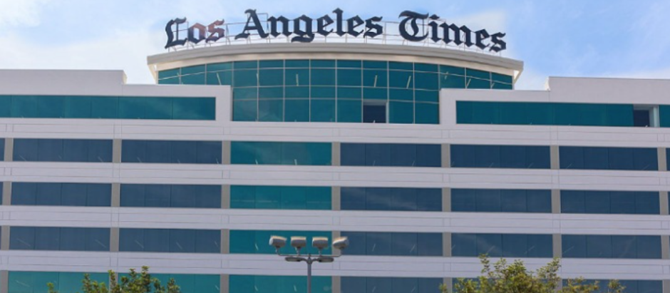 Fachada de la redacción de 'Los Angeles Times'