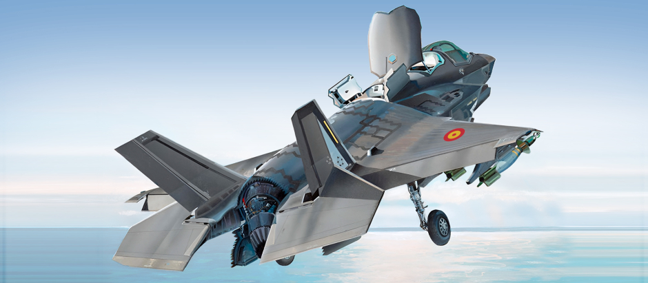 Caza de quinta generación F-35B de la compañía estadounidense Lockheed Martin