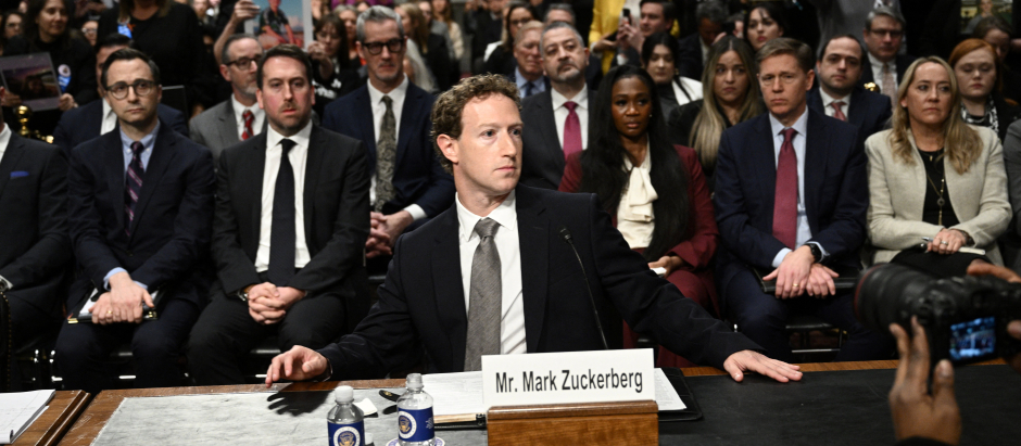 Mark Zuckerberg ante su última comparecencia en el Senado de Estados Unidos