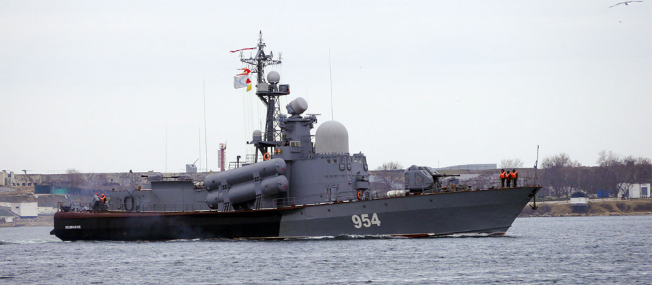 Imagen de archivo del buque Ivanovets, hundido por Ucrania