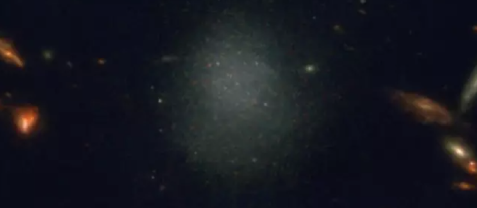 La galaxia enana descubierta por el telescopio