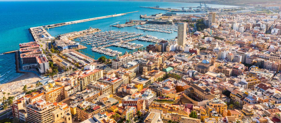 Panorámica de Alicante ciudad
