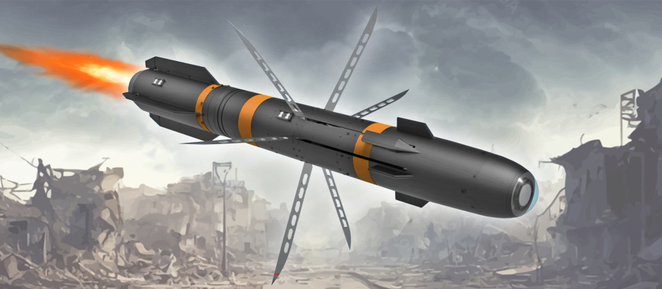 El misil R9X del Ejército de EE.UU. conocido como Ninja Hellfire