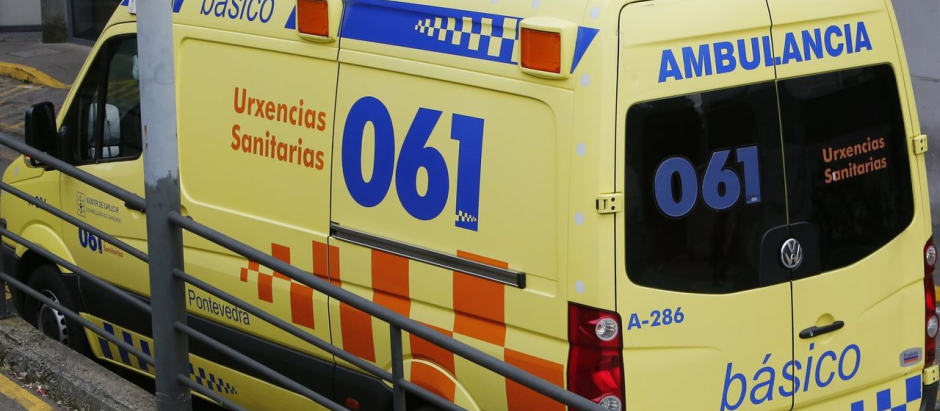 Una ambulancia de Galicia