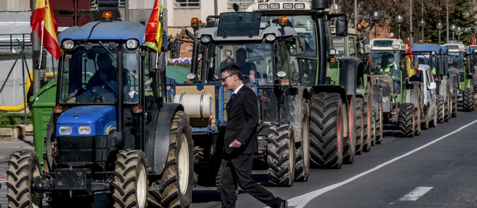 Madrid será el objetivo de los agricultores en la principal jornada de protestas