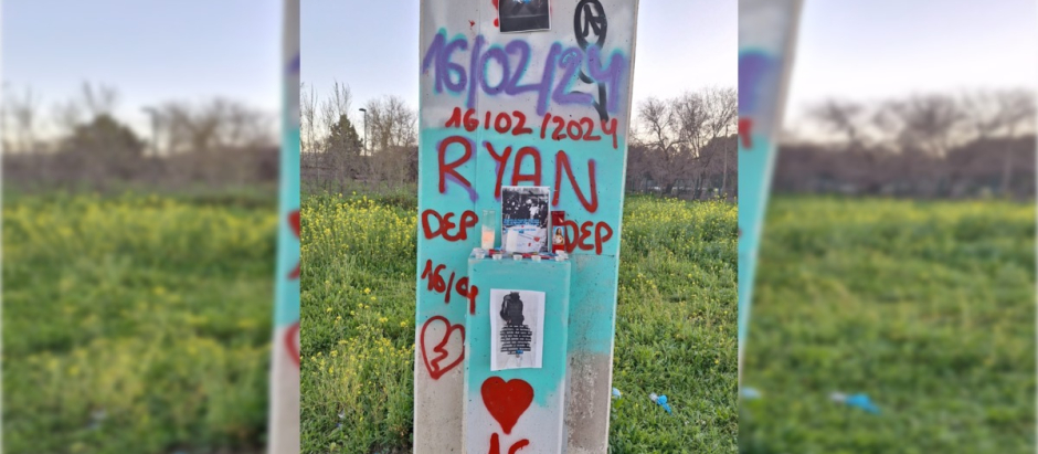 Homenaje a Ryan, el joven que murió en Getafe por sobredosis