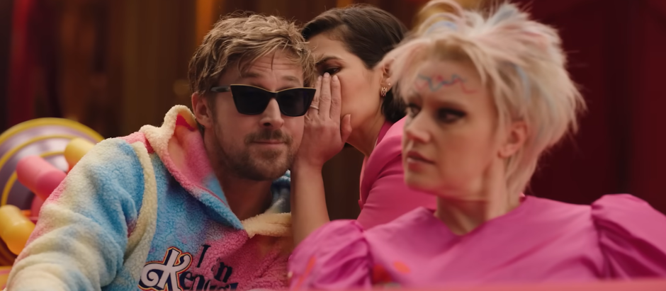 Ryan Gosling, America Ferrera y Kate Mckinnon, en el spot de Jimmy Kimmel