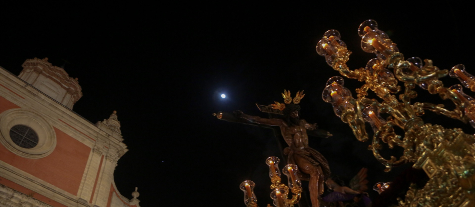 Cristo del Amor de la Semana Santa de Sevilla el Domingo de Ramos