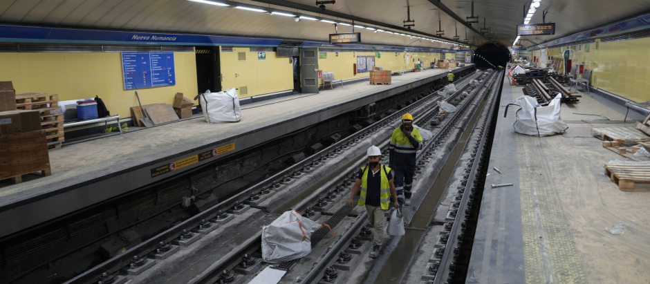 Obras en el Metro de Madrid
