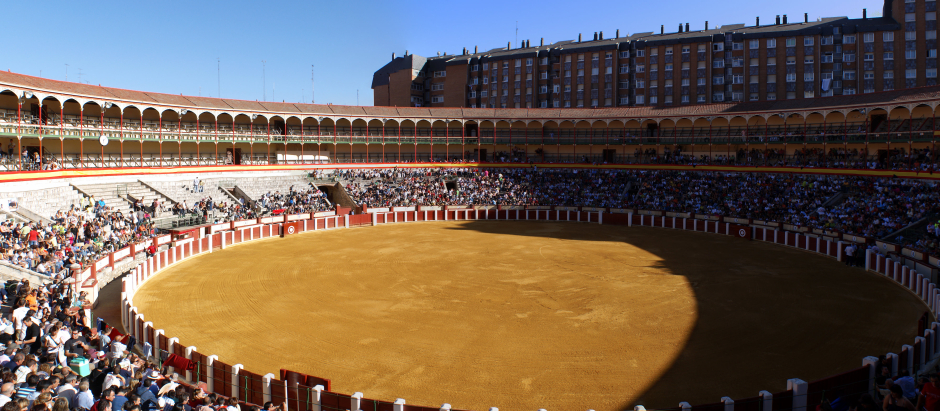 Interior de la Plaza de toros de Valladolid