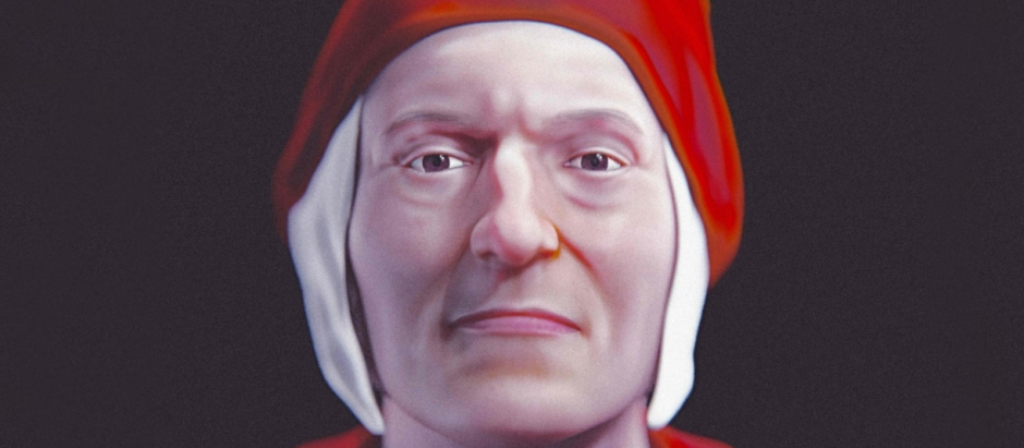 Reconstrucción del rostro de Dante