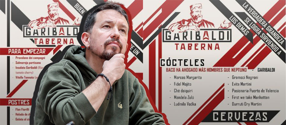 Fidel mojito o ensalada Garibaldi: abre el bar de Pablo Iglesias en  Lavapiés «solo para rojos»