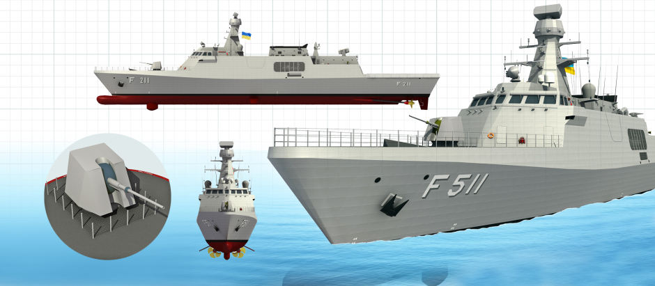 Corbeta clase Ada desarrollada por Turquía para la marina de guerra ucraniana